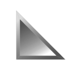 trikampes veidrodines plyteles