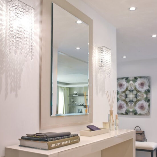 Veidrodžiai su facetu