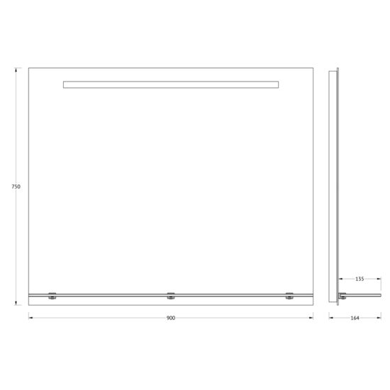 Veidrodis su apšvietimu