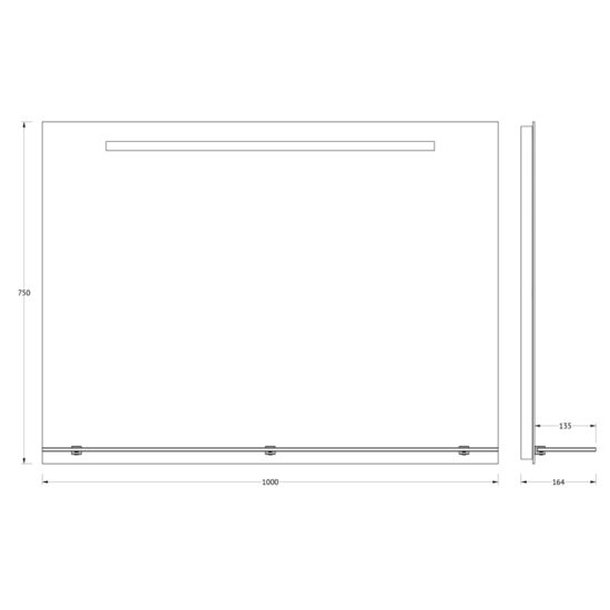 Veidrodis su apšvietimu