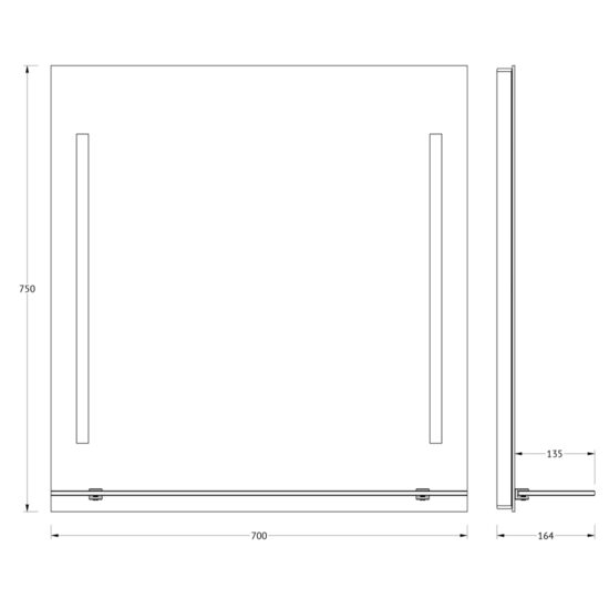 Veidrodis su apšvietimu