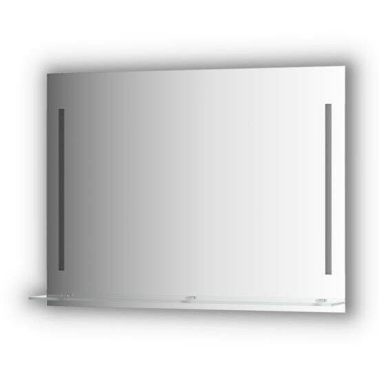 Veidrodis su apšvietimu ir lentynėle 100x75