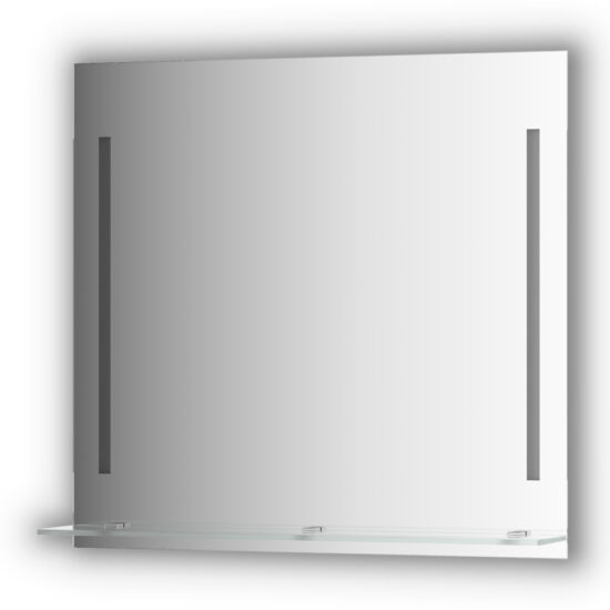 Veidrodis su apšvietimu ir lentynėle 80x75