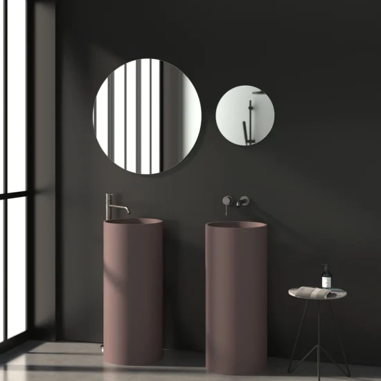 Apvalus veidrodis 80