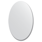 ovalus veidrodis