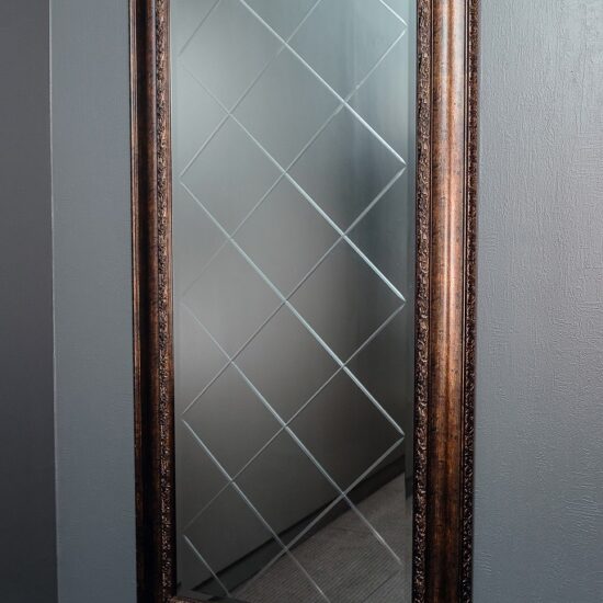 Mirror with frame