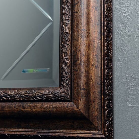 Mirror with frame