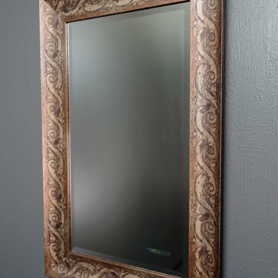 Mirror with frame