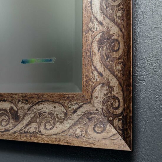 Mirror with frame