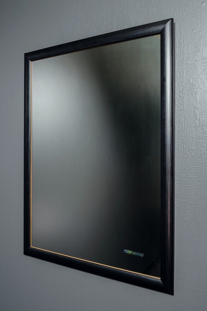 Mirror with frame