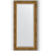 Bathroom mirror aged bronze with braid 53x113