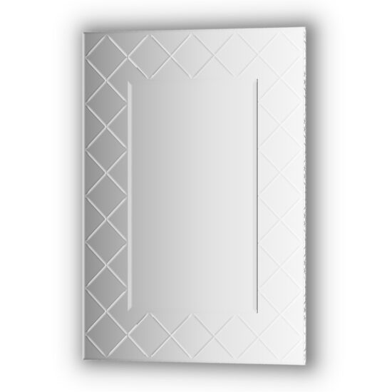 Mirror with engraved frame 50x69.6 cm, facet 10 mm BY 5001