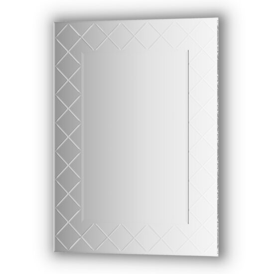 Mirror with engraved frame 60x79.7 cm, facet 10 mm BY 5002