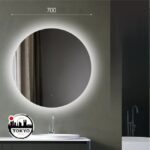 Apvalus 60 cm veidrodis su apšvietimu Tokyo 60