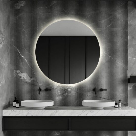 Veidrodis su LED apsvietimu 120 cm