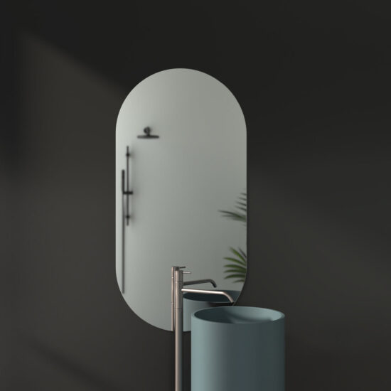 Ovalus veidrodis 60x120