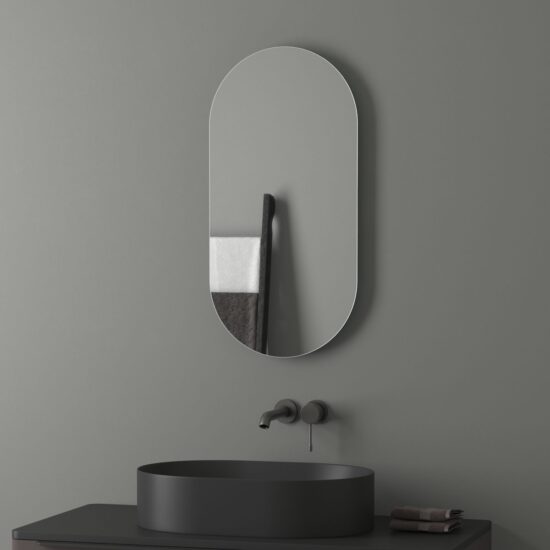 Ovalus veidrodis 40x80