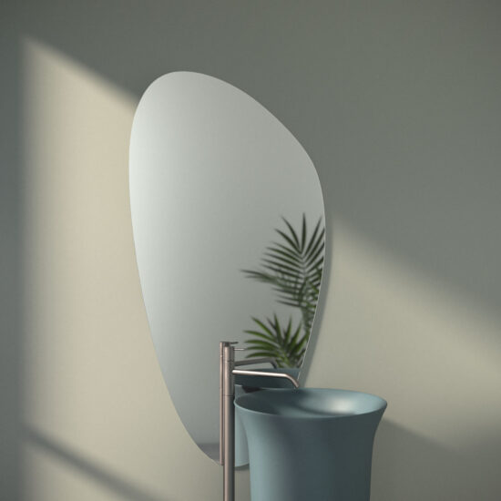 Netaisyklingos formos veidrodis 70x140