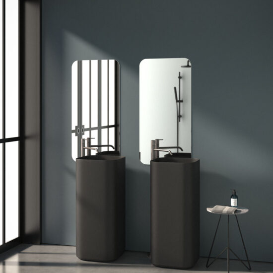 Veidrodis uzapvalintais kampais 50x100