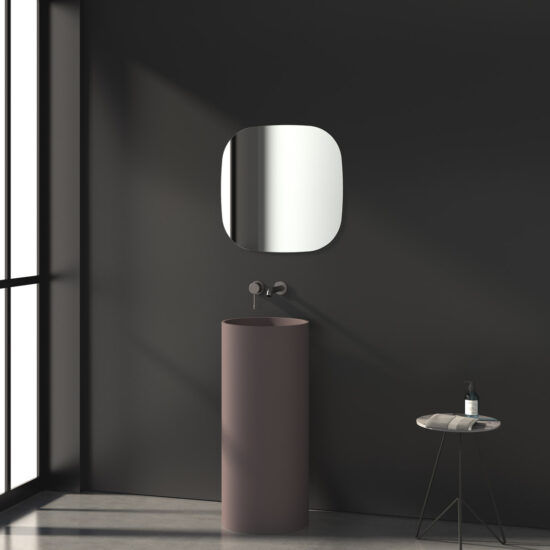 Veidrodis uzapvalintais kampais 60x60