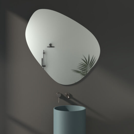 Nestandartiniu formu veidrodis 100x100