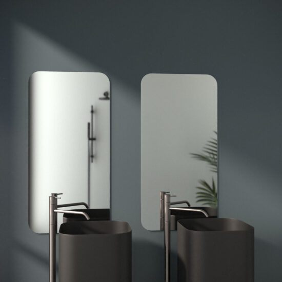 Veidrodis uzapvalintais kampais 50x100