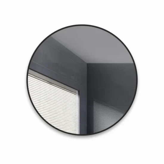 mirror with black frame