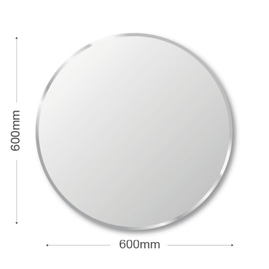 Apvalus veidrodis 60 cm