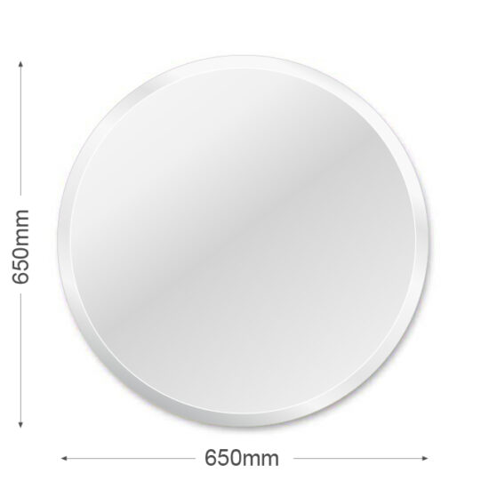 Apvalus veidrodis 65 cm