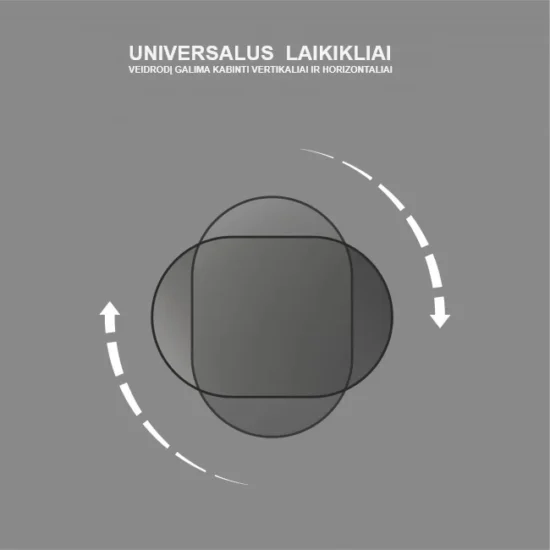 Ovalus veidrodis su juodu remeliu