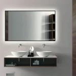 Mirror with led lighting