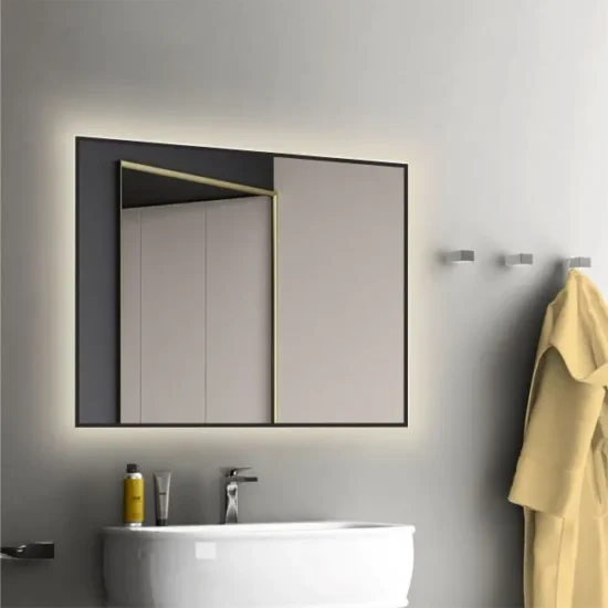 Mirror with led lighting
