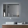 Mirror with led lighting