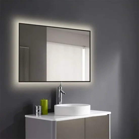 Mirror with led lighting