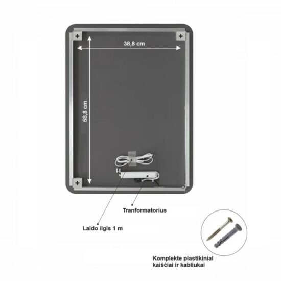 bathroom mirror 70x50