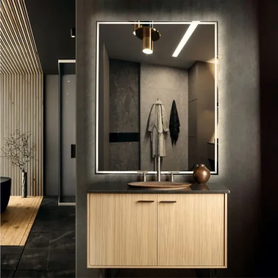 Mirror with backlight 100x80