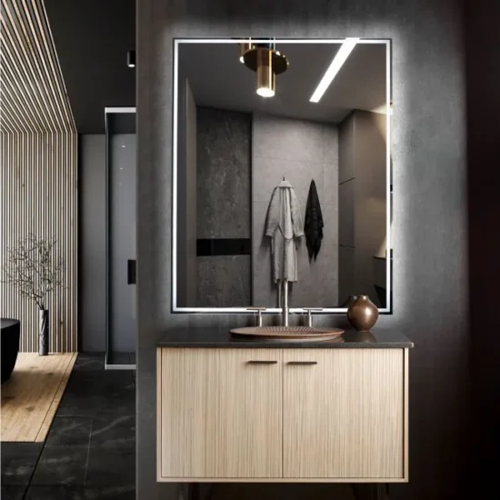 Mirror with backlight 100x80