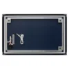 Mirror with backlight and black frame 100x60