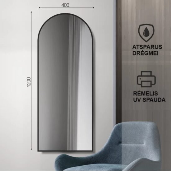 mirror arch 40x120 cm