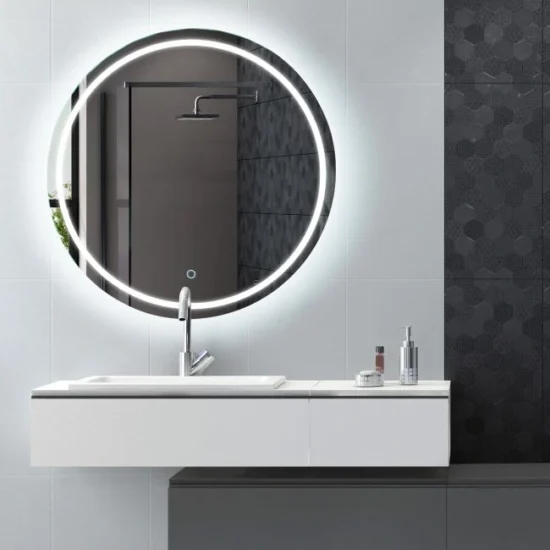 Round mirror with backlight 70 cm