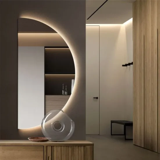 Hemispherical mirror 70x140 cm