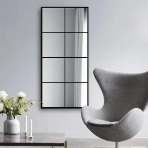 Lango stiliaus veidrodis 70x150