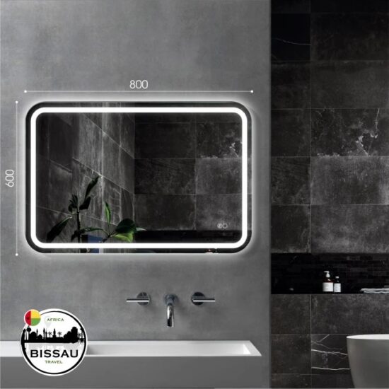 Veidrodis su apsvietimu 80x60