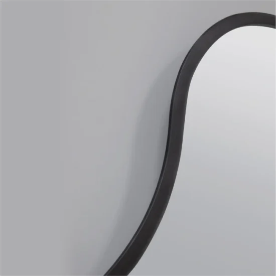 mirror with black frame