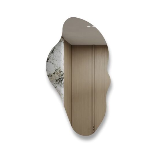 Netaisyklingos formos veidrodis 60x110