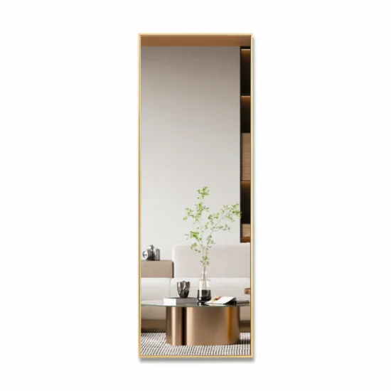 Veidrodis su auksiniu remeliu 180x60