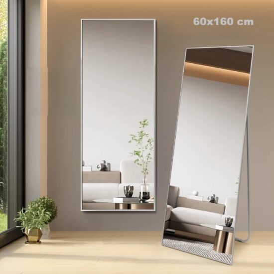 Pastatomas veidrodis su aliuminio remeliu