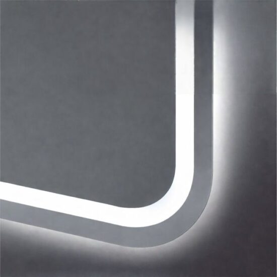 veidrodis su apsvietimu 100x70