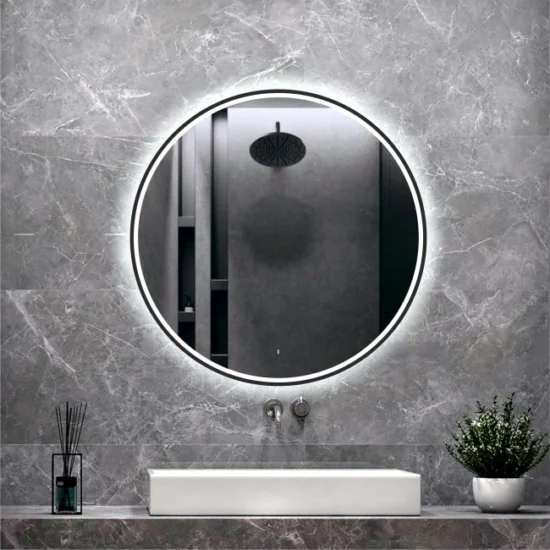 Apvalus veidrodis su apsvierimu