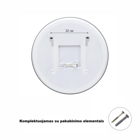 Apavalus veidrodis 70 cm